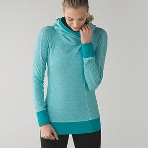 Lululemon Think Fast Hoodie in Aquarium Pique